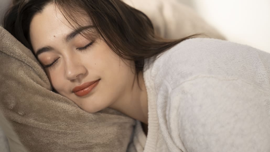 就寝前に水素を吸入することで睡眠の質を向上させます